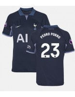 Tottenham Hotspur Pedro Porro #23 Venkovní Dres 2023-24 Krátký Rukáv